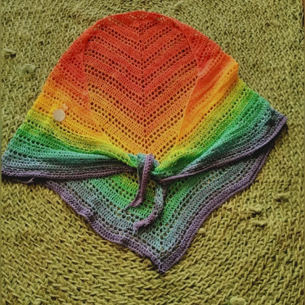 Hand Crafted Crocheted Shawl/wrap